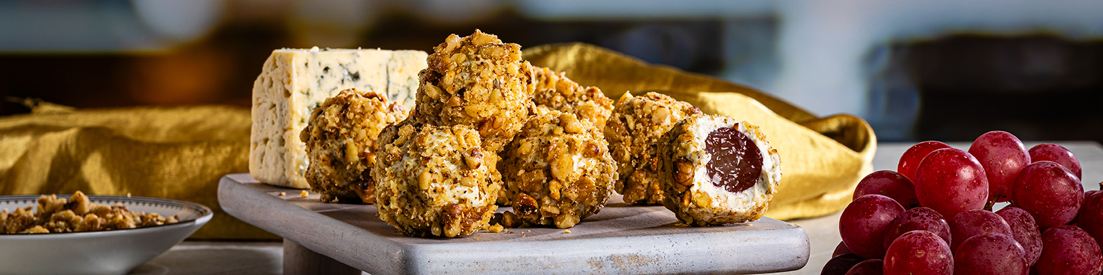 Blue Cheese Grape Bites